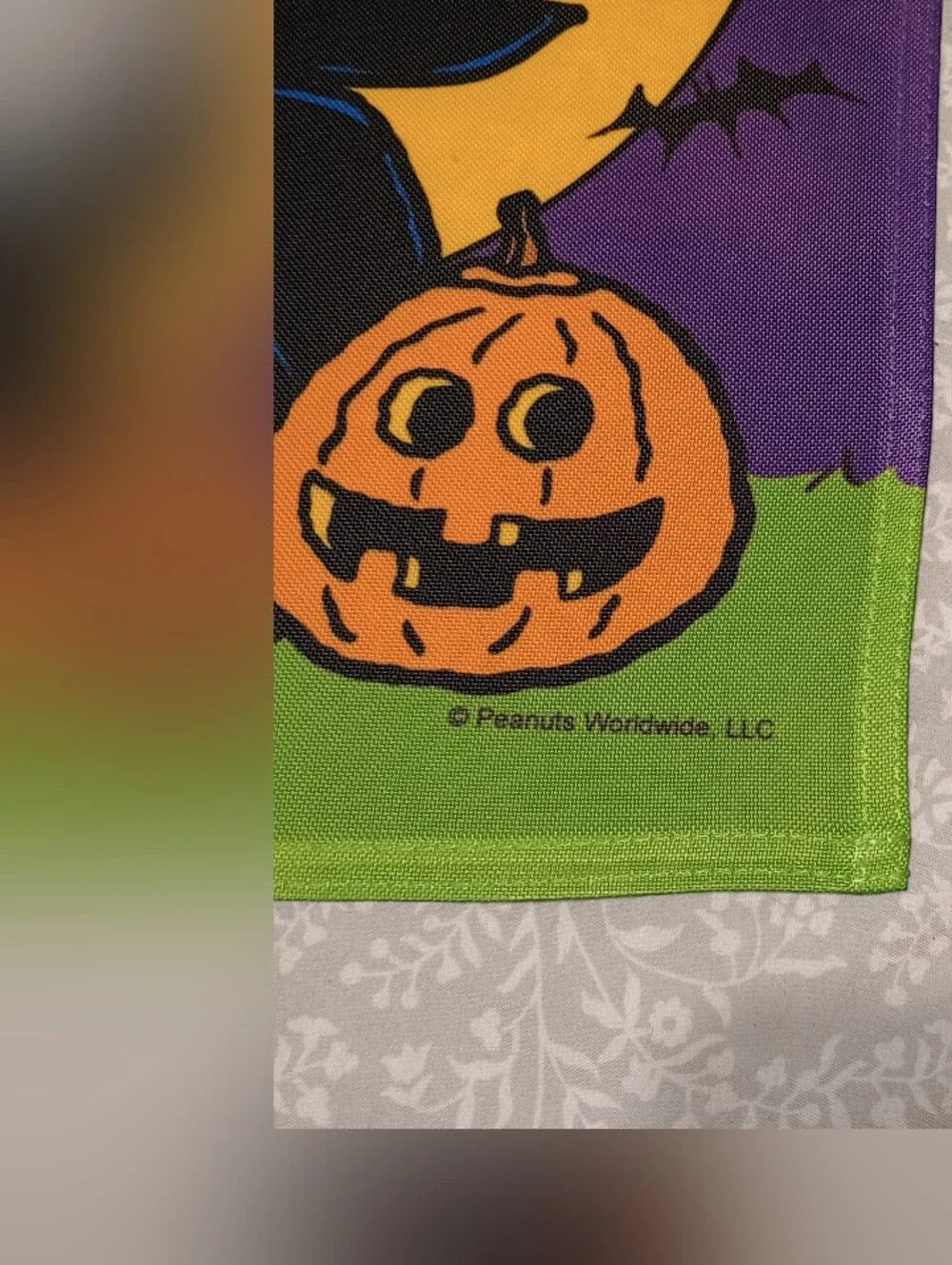 Peanuts Snoopy Trick or Treat Halloween Garden Flag NWOT
